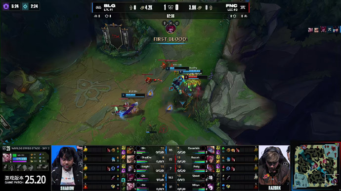 BLG翻盘FNC,Meiko线上压制力十足峡谷大战全球总决赛,留下经典瞬间 BLG翻盘FNC,Meiko线上压制力十足峡谷大战全球总决赛,留下经典瞬间